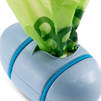 Beco Pocket Poop Bag Dispenser - Blue, with bags