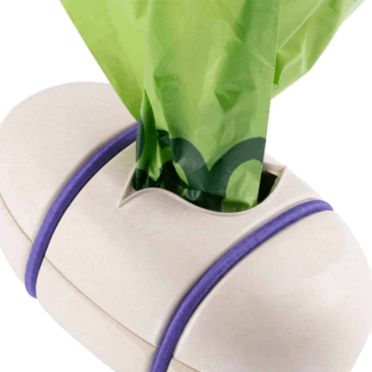 Beco Pocket Poop Bag Dispenser - Natural, with bags