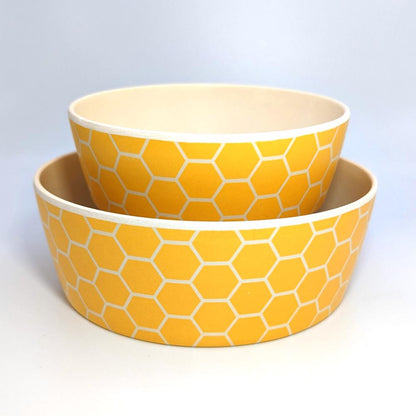 Beco Bamboo Dog Bowl - Save the Bees