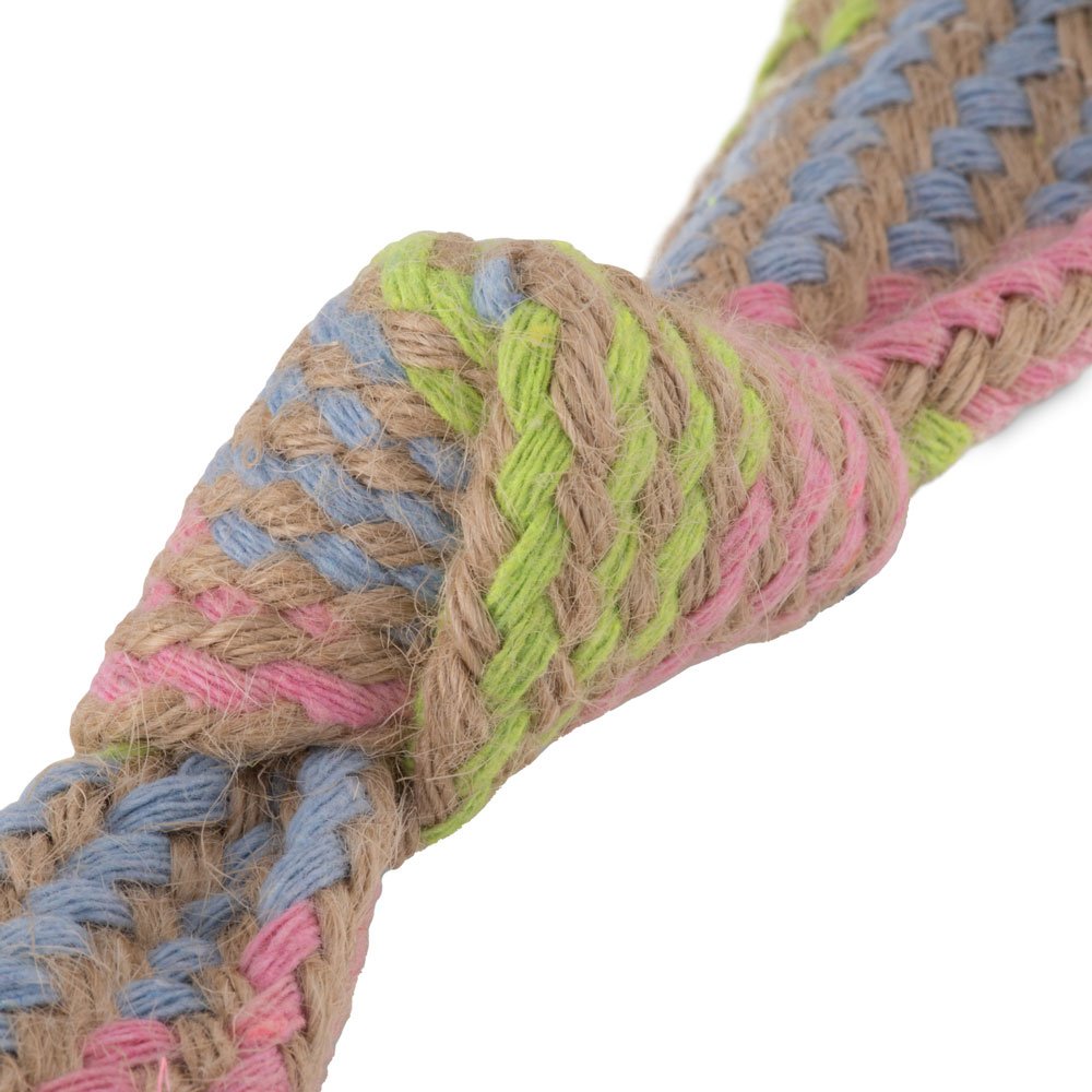 Beco Hemp Rope with Squeaker Close Up
