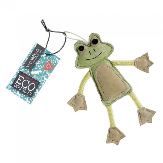Green & Wilds - Francios Le Frog Dog Toy