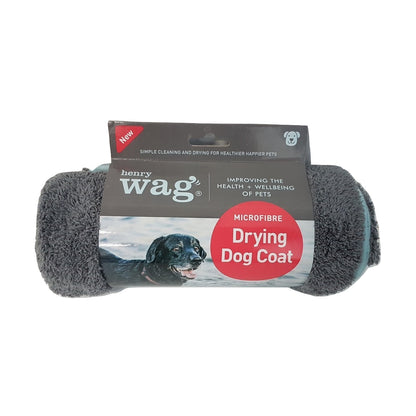 Henry Wag Microfibre Dog Drying Coat Packaging