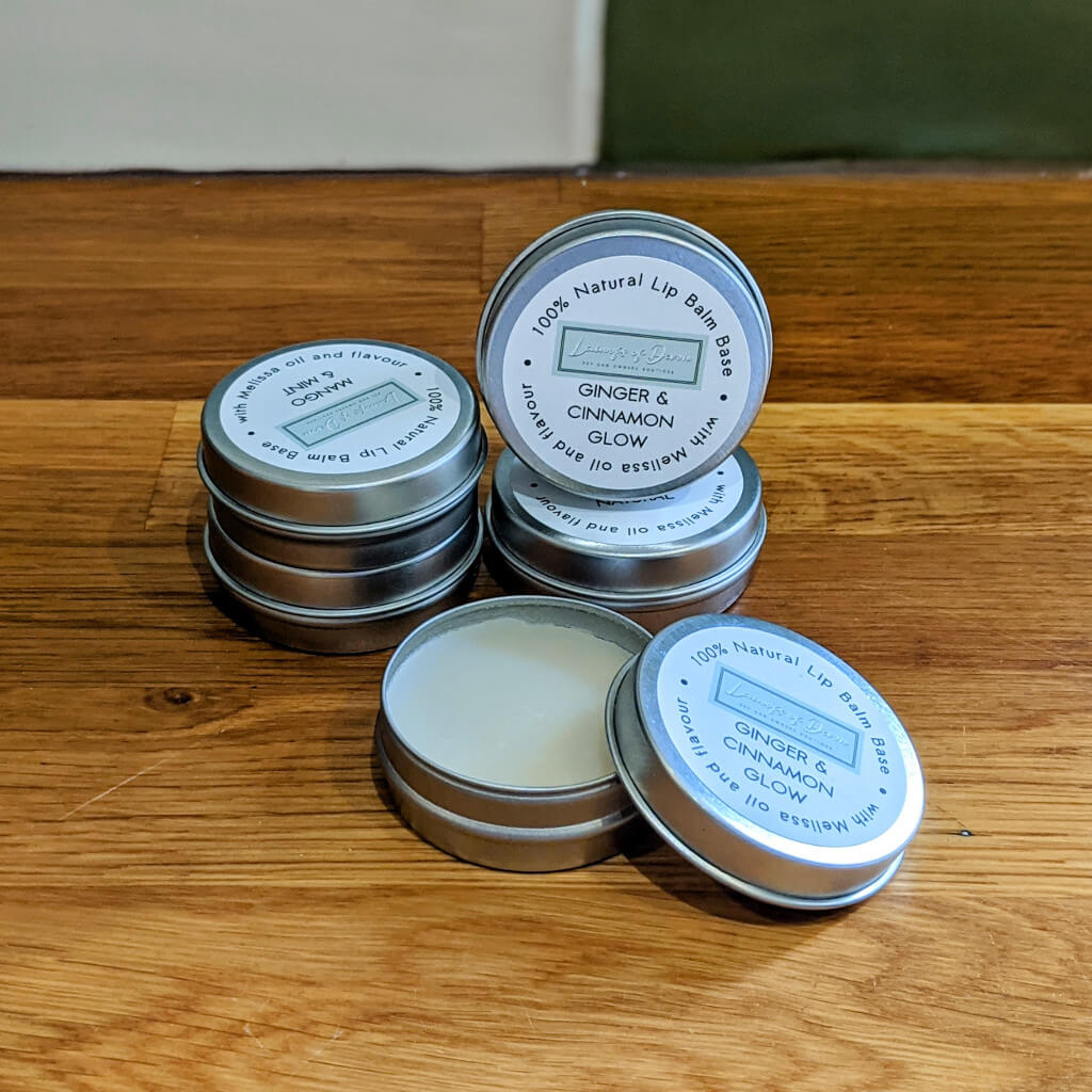 Lawoofs of Devon Natural Lip Balm Ginger and Cinnamon Glow