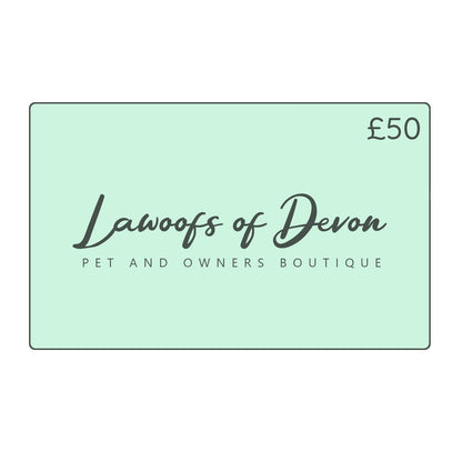 Lawoofs of Devon Gift Card - £50