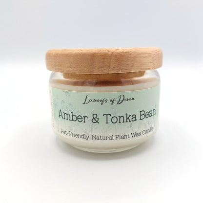 Amber & Tonka Bean - Natural Plant Wax Candle