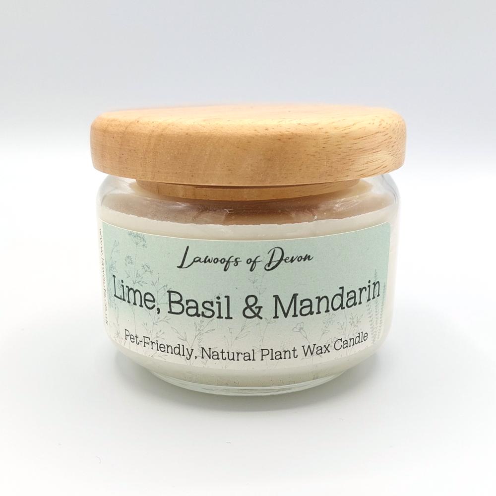 Lime, Basil & Mandarin - Natural Plant Wax Candle