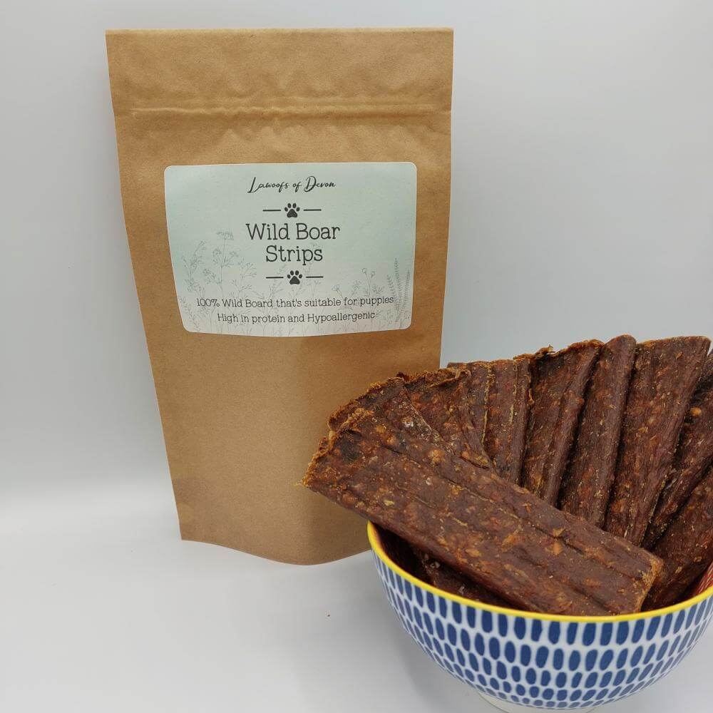 Wild Boar Strips | Lawoofs of Devon